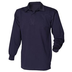 Front Row FR100 - Front Row FR100 - LONG SLEEVE PLAIN RUGBY SHIRT