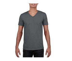 GILDAN GN646 - Adult V-Neck T-Shirt Softstyle