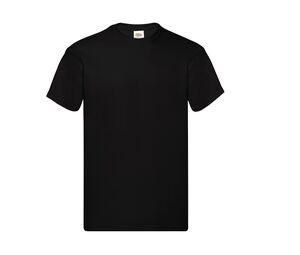 Fruit of the Loom SC220 - T-shirt girocollo da uomo Black
