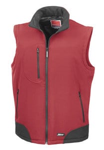 RESULT RS123 - Gilet Soft-Shell Red/Black