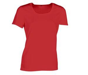 Sans Étiquette SE101 - T-Shirt Sportiva Da Donna Senza Etichetta Red