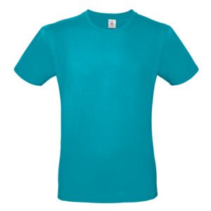 B&C BC01T - Maglietta da uomo 100% cotone Real Turquoise
