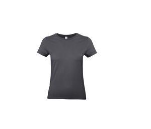 B&C BC04T - T-shirt da 190 a colori rotondi Dark Grey