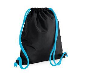 Bag Base BG110 - Borsa da palestra premium Black/ Surf Blue