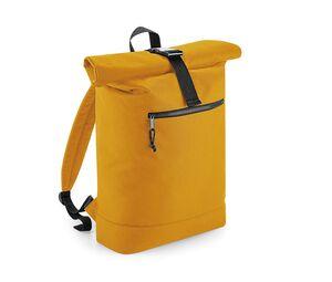 Bag Base BG286 - Zaino con rullo di materiale riciclato Mustard