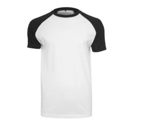 BUILD YOUR BRAND BY007 - T-shirt baseball White / Black