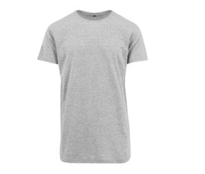 Build Your Brand BY028 - T-Shirt lunga Heather Grey