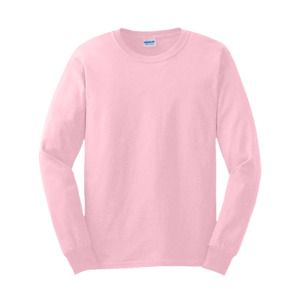 Gildan GN186 - T-shirt da uomo a maniche lunghe Ultra-T Light Pink