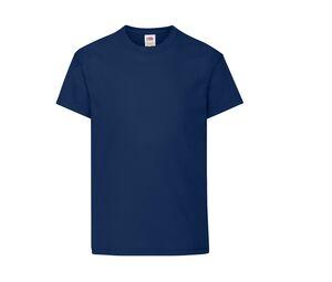 Fruit of the Loom SC1019 - T-shirt a maniche corte per bambini Navy