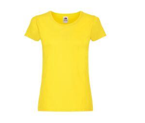 Fruit of the Loom SC1422 - T-shirt girocollo da donna Yellow