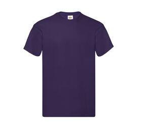 Fruit of the Loom SC220 - T-shirt girocollo da uomo Purple
