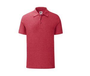 Fruit of the Loom SC3044 - Iconica polo Heather Red