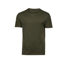 Tee Jays TJ5060 - T-shirt uomo bordi crudi Olive