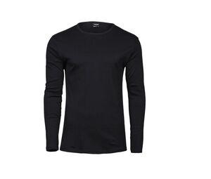 Tee Jays TJ530 - T-shirt da uomo a manica lunga Black