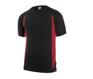 VELILLA V5501 - T-shirt tecnica bicolore Black / Red