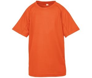Spiro SP287J - T-shirt traspirante AIRCOOL per bambini Flo Orange