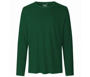 Neutral O61050 - T-shirt da uomo a manica lunga Bottle Green