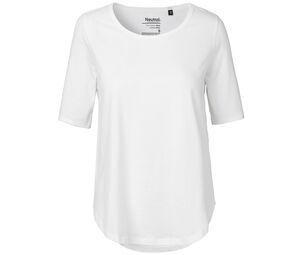 Neutral O81004 - T-shirt da donna a mezza manica White
