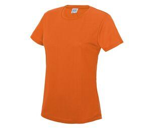 Just Cool JC005 - T-shirt della donna traspirante Neoteric ™ Electric Orange