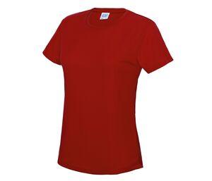 Just Cool JC005 - T-shirt della donna traspirante Neoteric ™ Fire Red