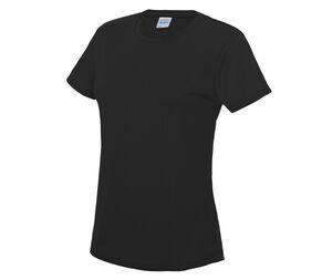 Just Cool JC005 - T-shirt della donna traspirante Neoteric ™ Jet Black