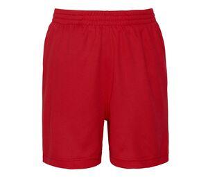 Just Cool JC080J - Shorts sportivi per bambini Fire Red