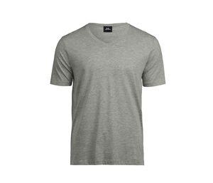 Tee Jays TJ5004 - T-shirt da uomo con scollo a V Heather Grey