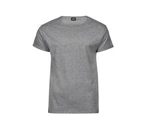 Tee Jays TJ5062 - T-shirt a manica arrotolata Heather Grey