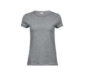 Tee Jays TJ5063 - T-shirt a manica arrotolata Heather Grey