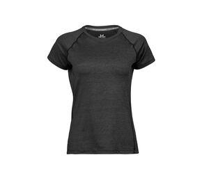 Tee Jays TJ7021 - T-shirt sportiva femminile Black Melange