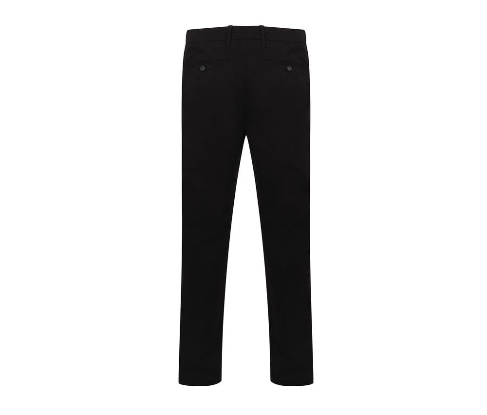 Henbury HY650 - Pantaloni chino da uomo con cintura regolabile