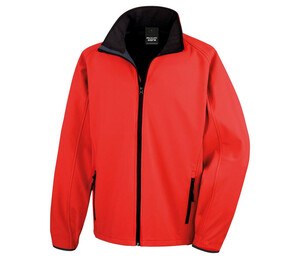 RESULT RS231 - Mens Printable Soft-Shell Jacket Red/Black
