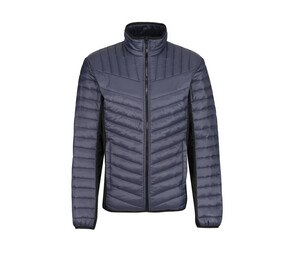 REGATTA RGA529 - Two-material quilted jacket Seal Grey / Black