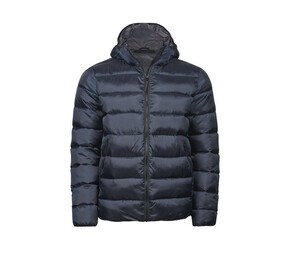 TEE JAYS TJ9646 - Recycled polyester hooded down jacket  Navy