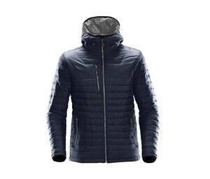 STORMTECH SHAFP1 - Men's hooded down jacket Navy / Charcoal