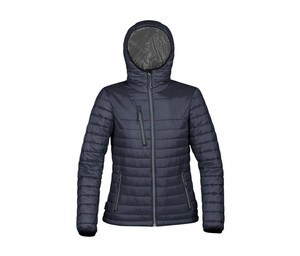 STORMTECH SHAFP1W - Women's hooded down jacket Navy / Charcoal