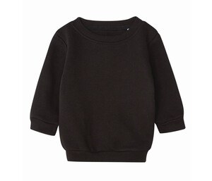 BABYBUGZ BZ064 - Baby set-in sweatshirt Black