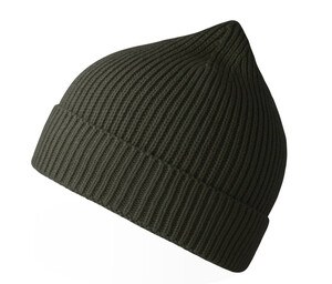 ATLANTIS HEADWEAR AT217 - Recycled polyester beanie Olive