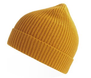 ATLANTIS HEADWEAR AT217 - Recycled polyester beanie Mustard
