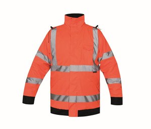KORNTEX KX740 - High visibility rain jacket Orange