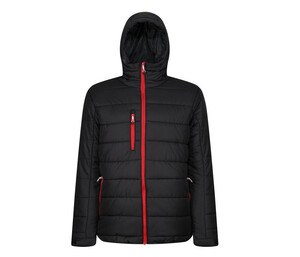 REGATTA RGA241 - Quilted jacket Black / Classic Red