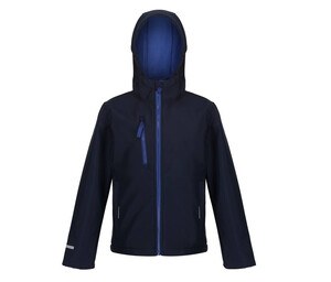 REGATTA RGA735 - Children's softshell jacket Navy / New Royal