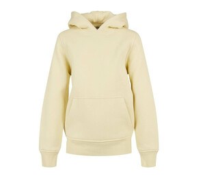 BUILD YOUR BRAND BY117 - BASIC KIDS HOODY Soft Yellow