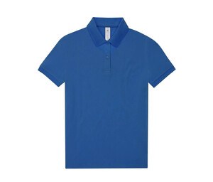B&C BCW461 - Short-sleeved high density fine piqué polo shirt Royal Blue
