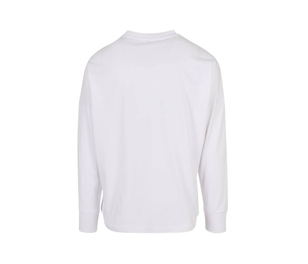 BUILD YOUR BRAND BY198 - OVERSIZED CUT ON SLEEVE LONGSLEEVE